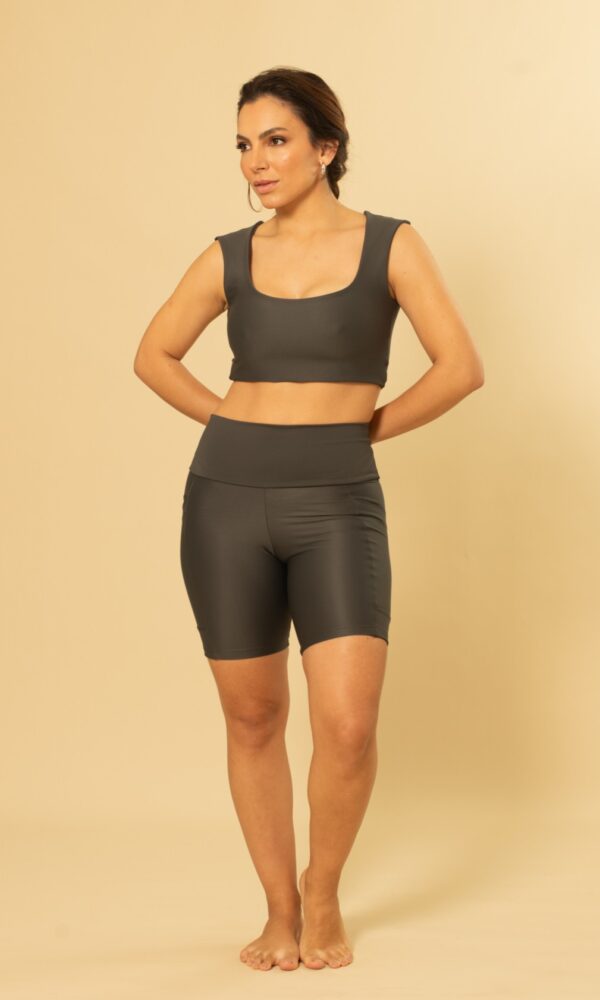 Shorts Modele Bolsos Up Grafite